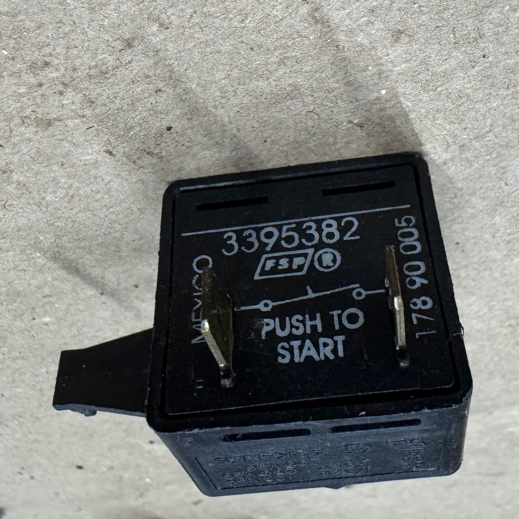 Whirlpool Dryer Push-to-Start Switch (replaces 3395382) WP3395382 Whirlpool Dryer Push-to-Start Switch (replaces 3395382) WP3395382